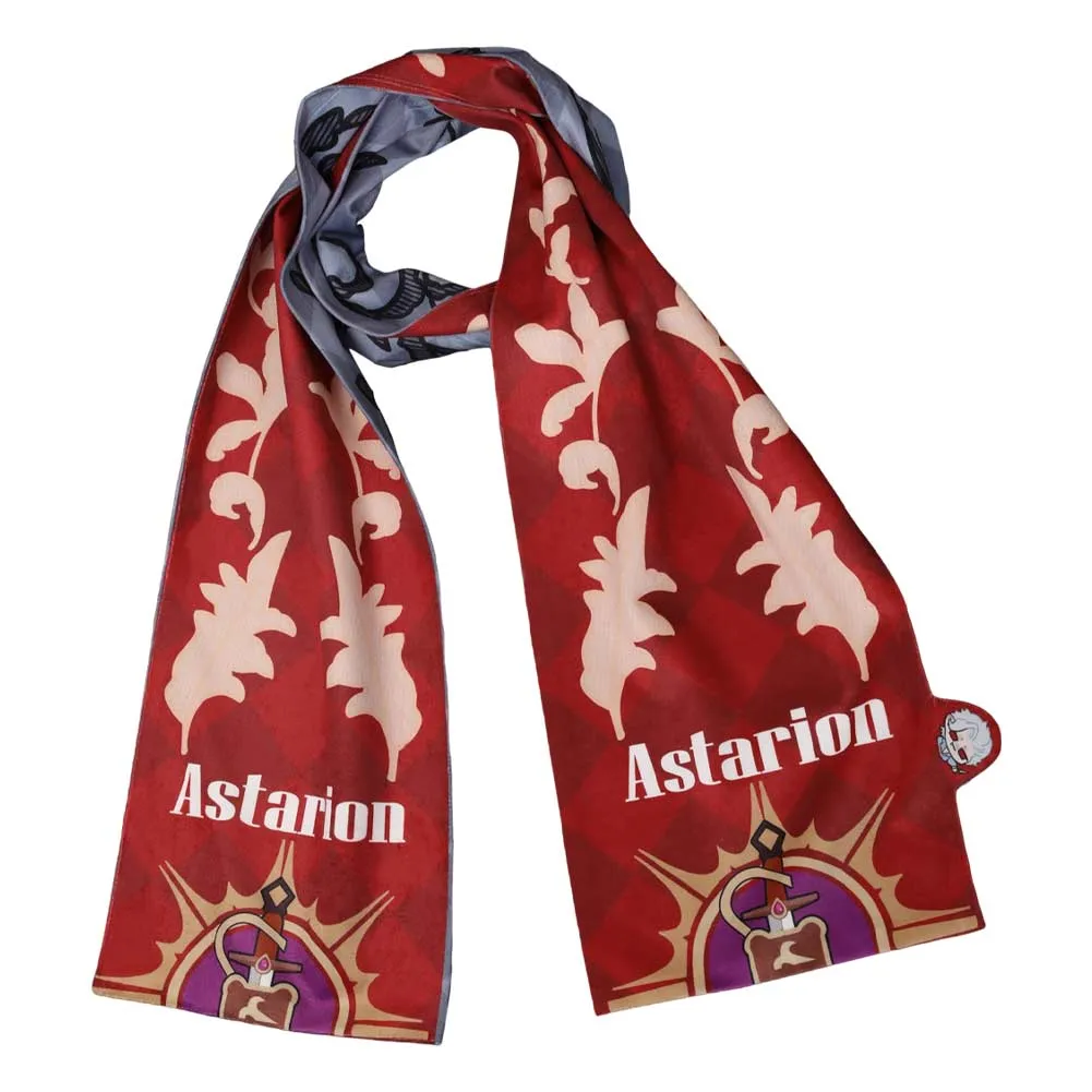 Baldur's Gate 3 Astarion Original Printed Scarf Cosplay Costume Accessories Outfits