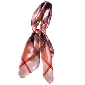 Barbara Pink Check Neck Scarf