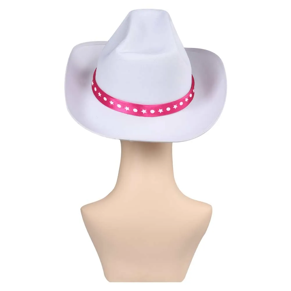 Barbie Margot Robbie Cowboy Hat Cosplay Halloween Carnival Costume Accessories