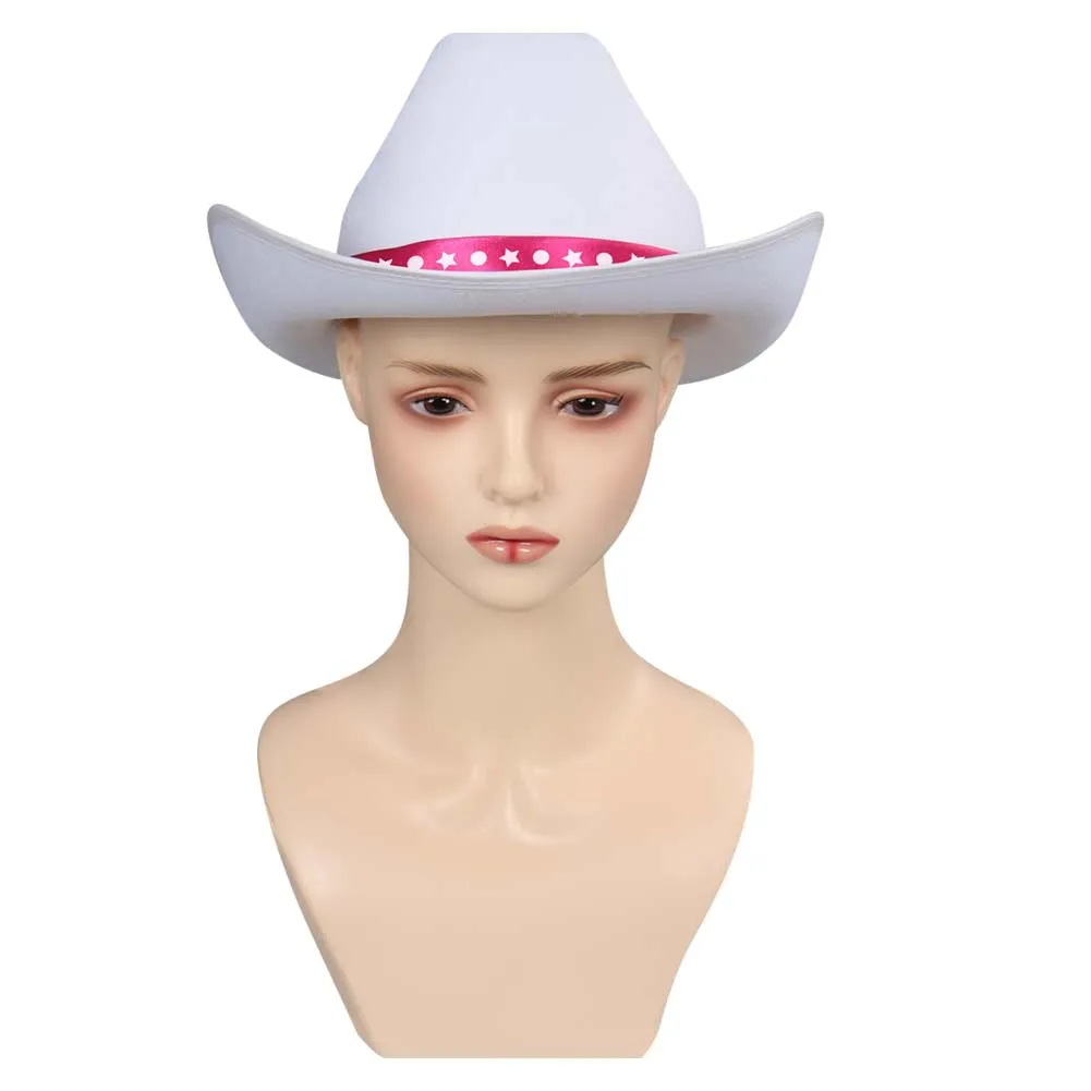 Barbie Margot Robbie Cowboy Hat Cosplay Halloween Carnival Costume Accessories