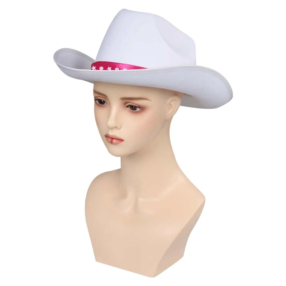 Barbie Margot Robbie Cowboy Hat Cosplay Halloween Carnival Costume Accessories