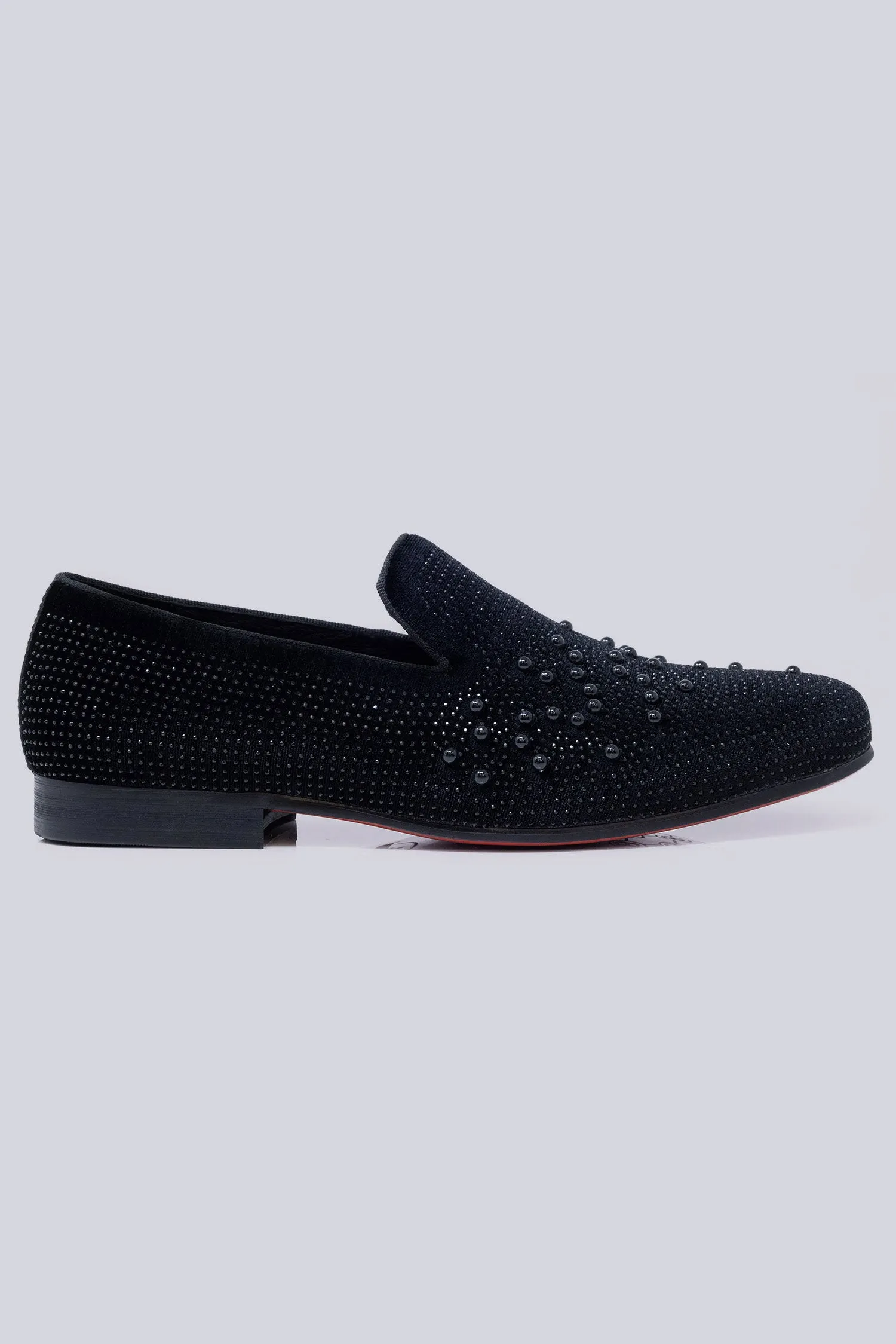 Batam Rhinestone Pearl Loafers Shoes