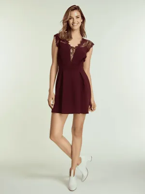 BCBGeneration Maroon Dress Size 6