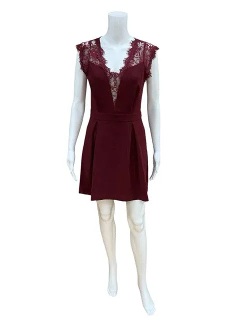 BCBGeneration Maroon Dress Size 6