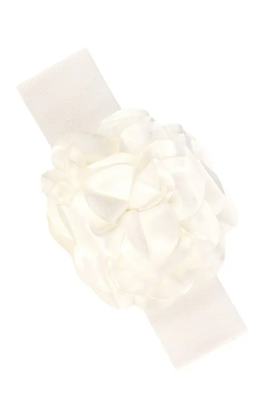 Be A Rose- Elastic Rose Fashion Belt