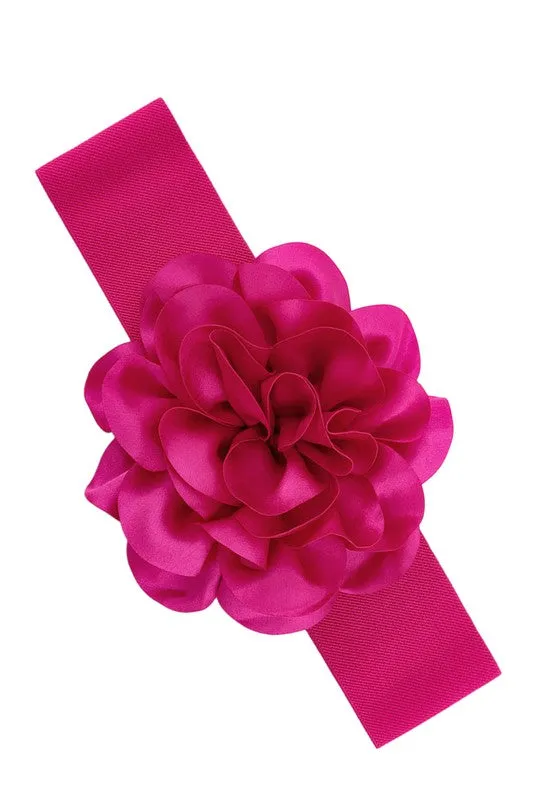 Be A Rose- Elastic Rose Fashion Belt