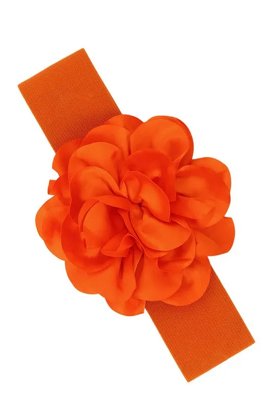 Be A Rose- Elastic Rose Fashion Belt
