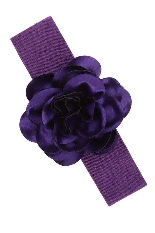 Be A Rose- Elastic Rose Fashion Belt