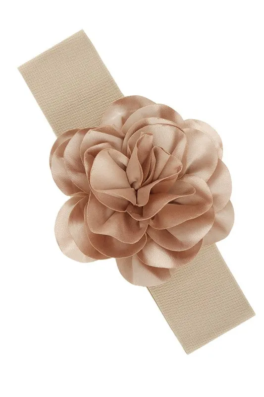 Be A Rose- Elastic Rose Fashion Belt