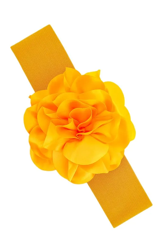 Be A Rose- Elastic Rose Fashion Belt