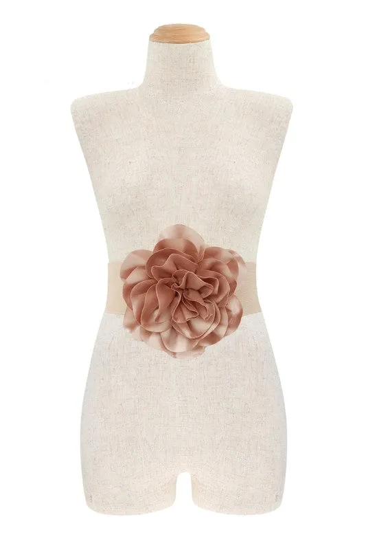 Be A Rose- Elastic Rose Fashion Belt