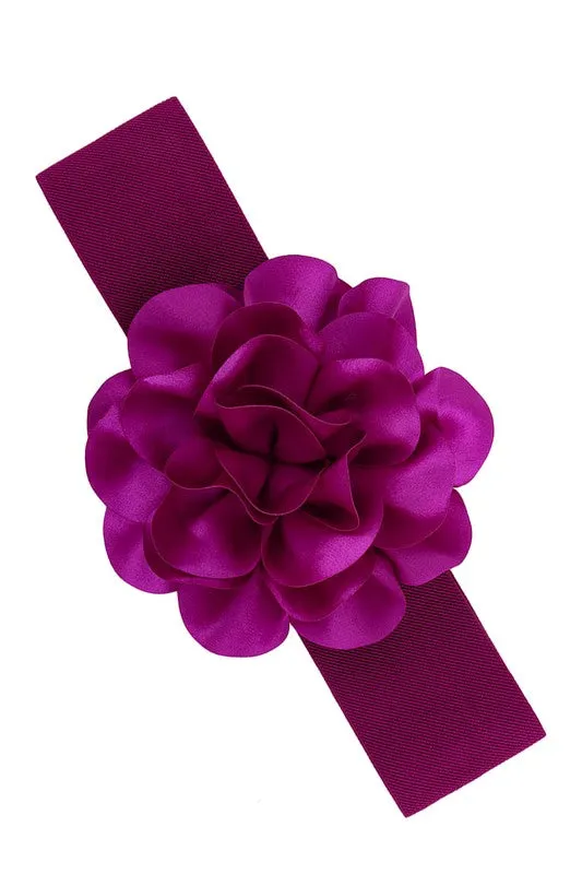 Be A Rose- Elastic Rose Fashion Belt