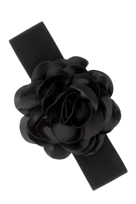Be A Rose- Elastic Rose Fashion Belt