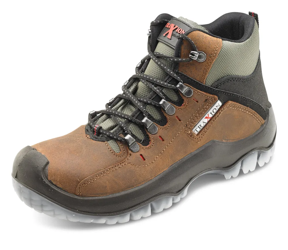 Beeswift Click Traders TBBR Traxion Brown S3 SRC Safety Boot