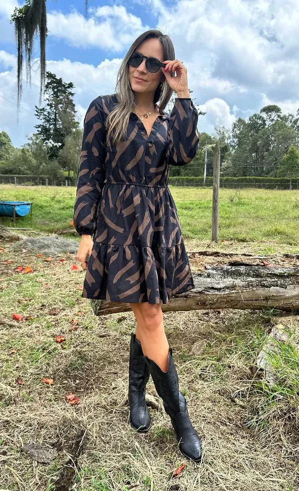 Berenice Coffee Dress