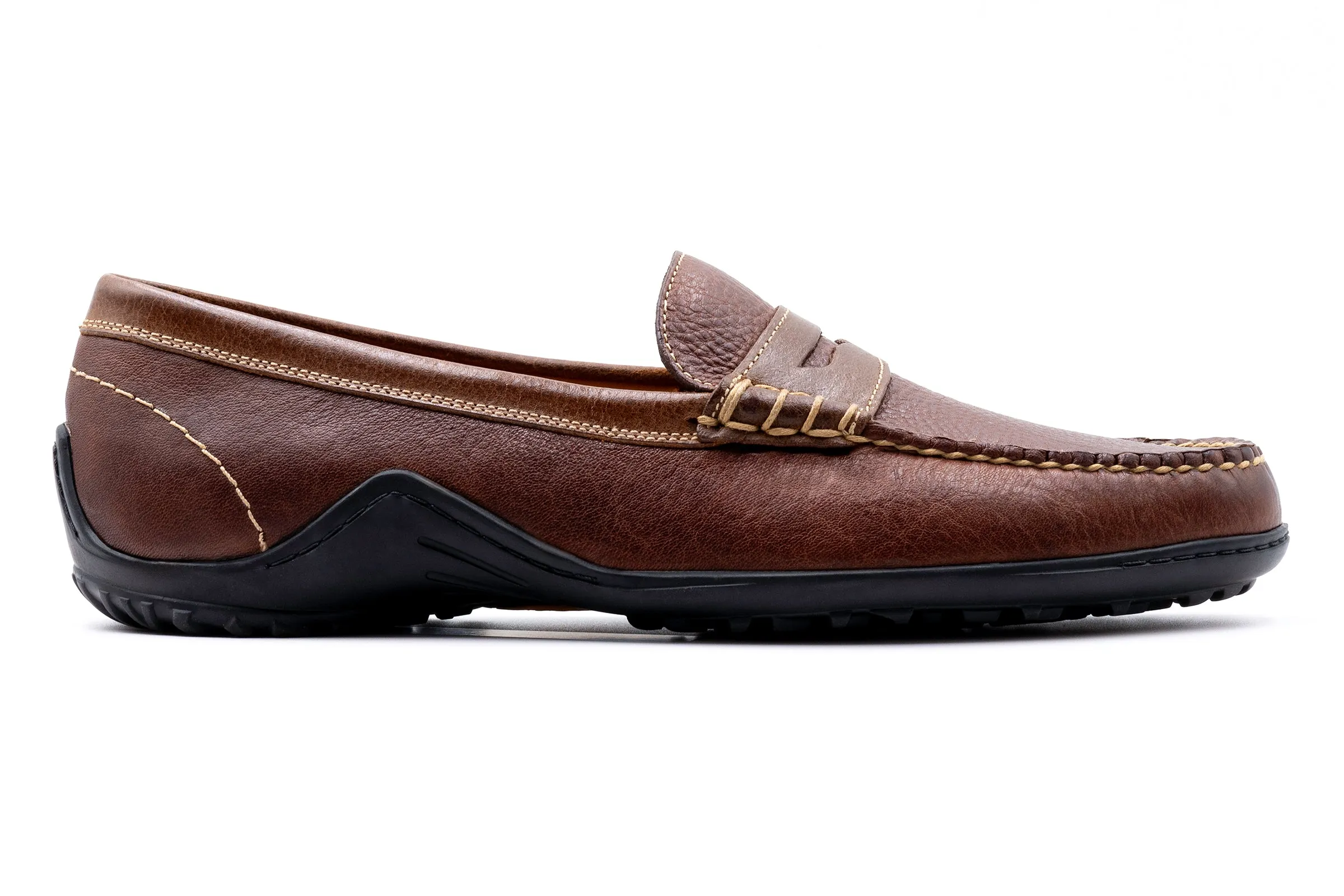 Bill Royal Bullhide Penny Loafers - Chestnut
