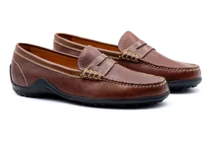 Bill Royal Bullhide Penny Loafers - Chestnut