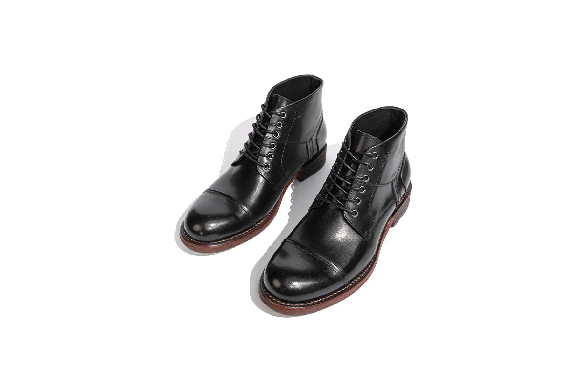 Billoxi Leather Boot - Black