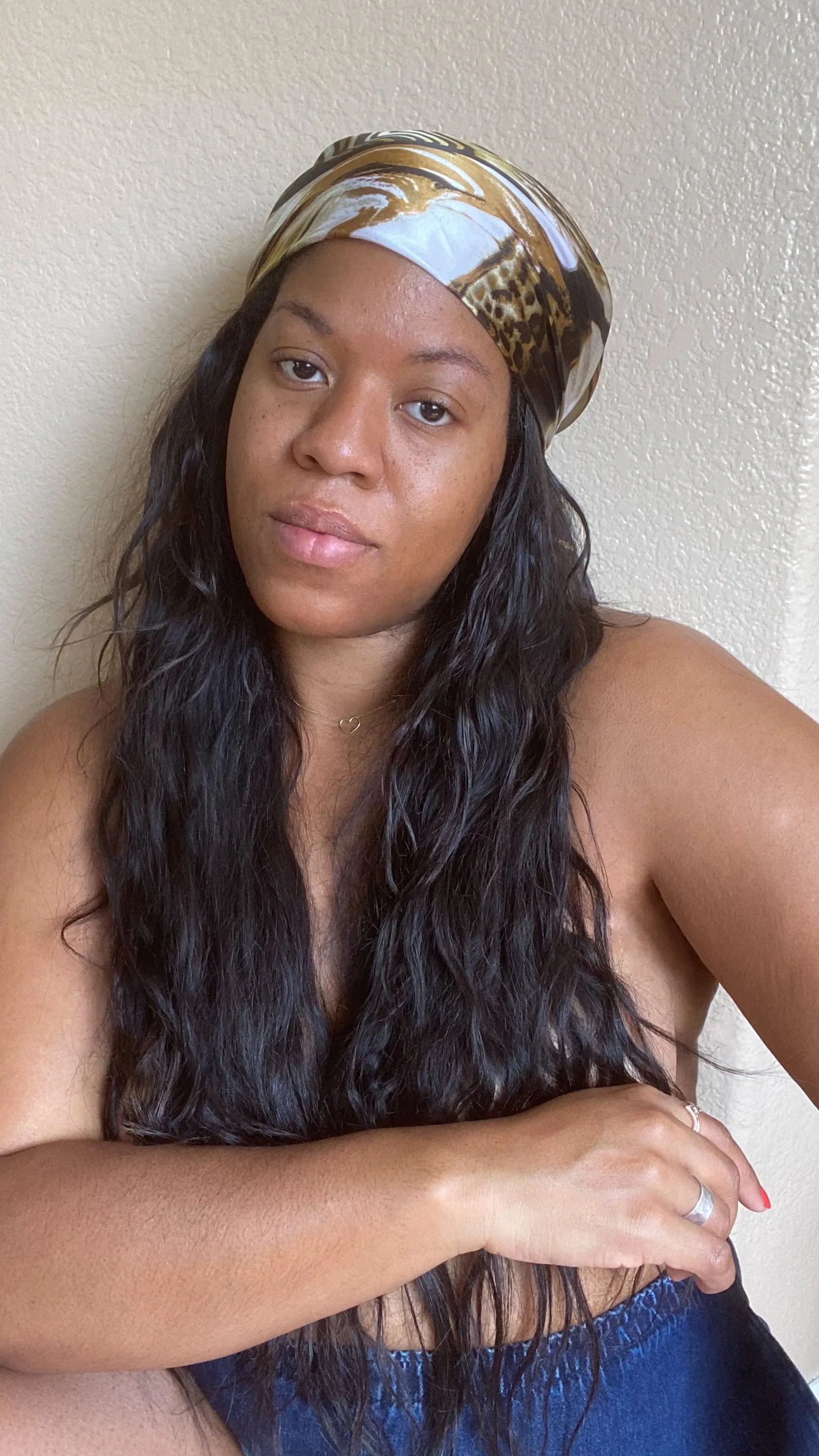 Black and Gold Scarf