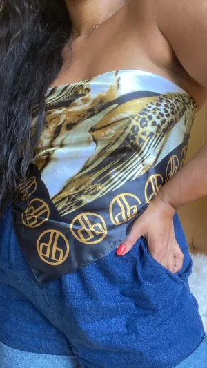 Black and Gold Scarf
