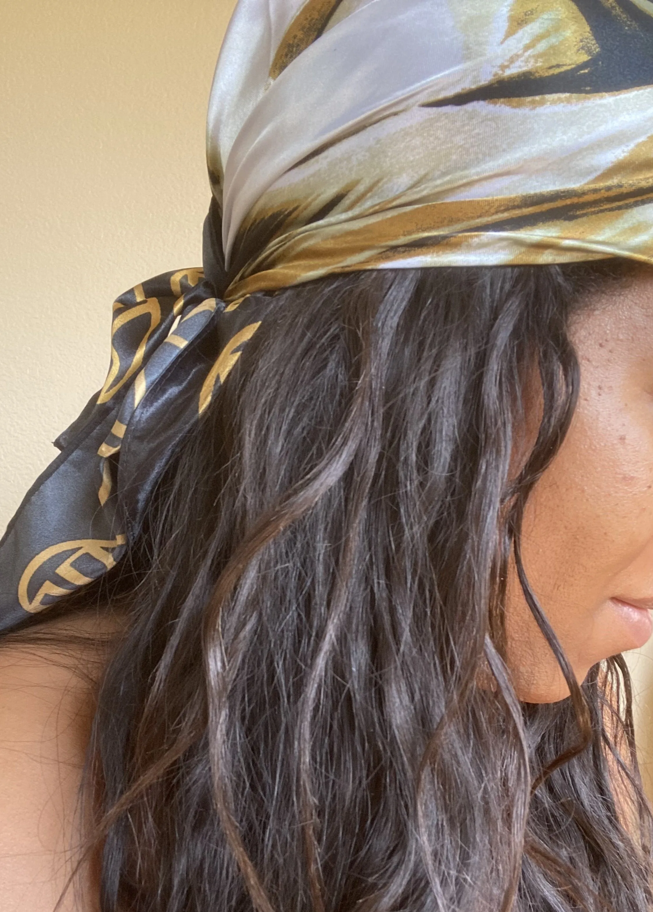 Black and Gold Scarf
