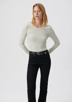 Black Faux Leather Belt