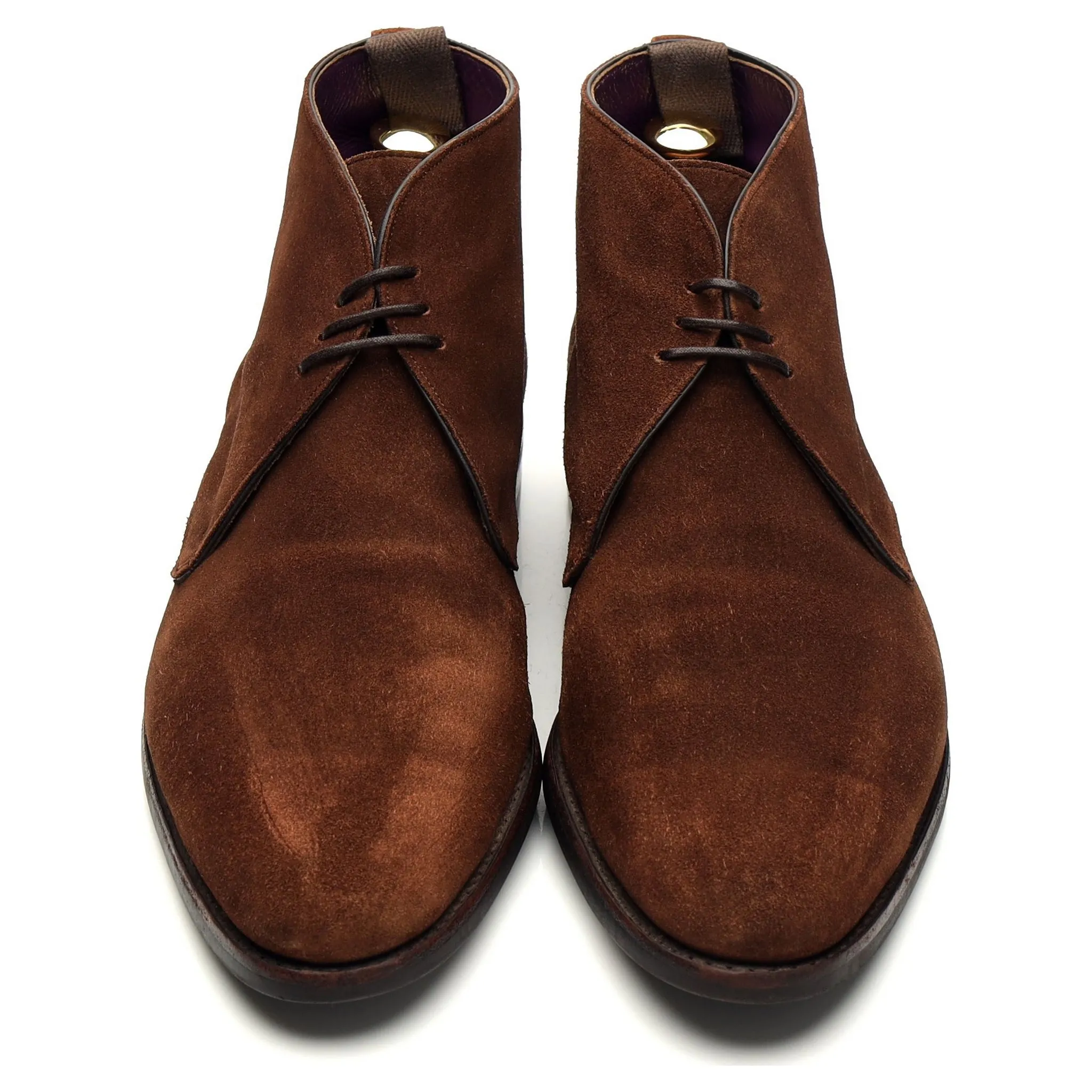 Bodileys 'Glaston' Brown Suede Chukka Boots UK 9 F