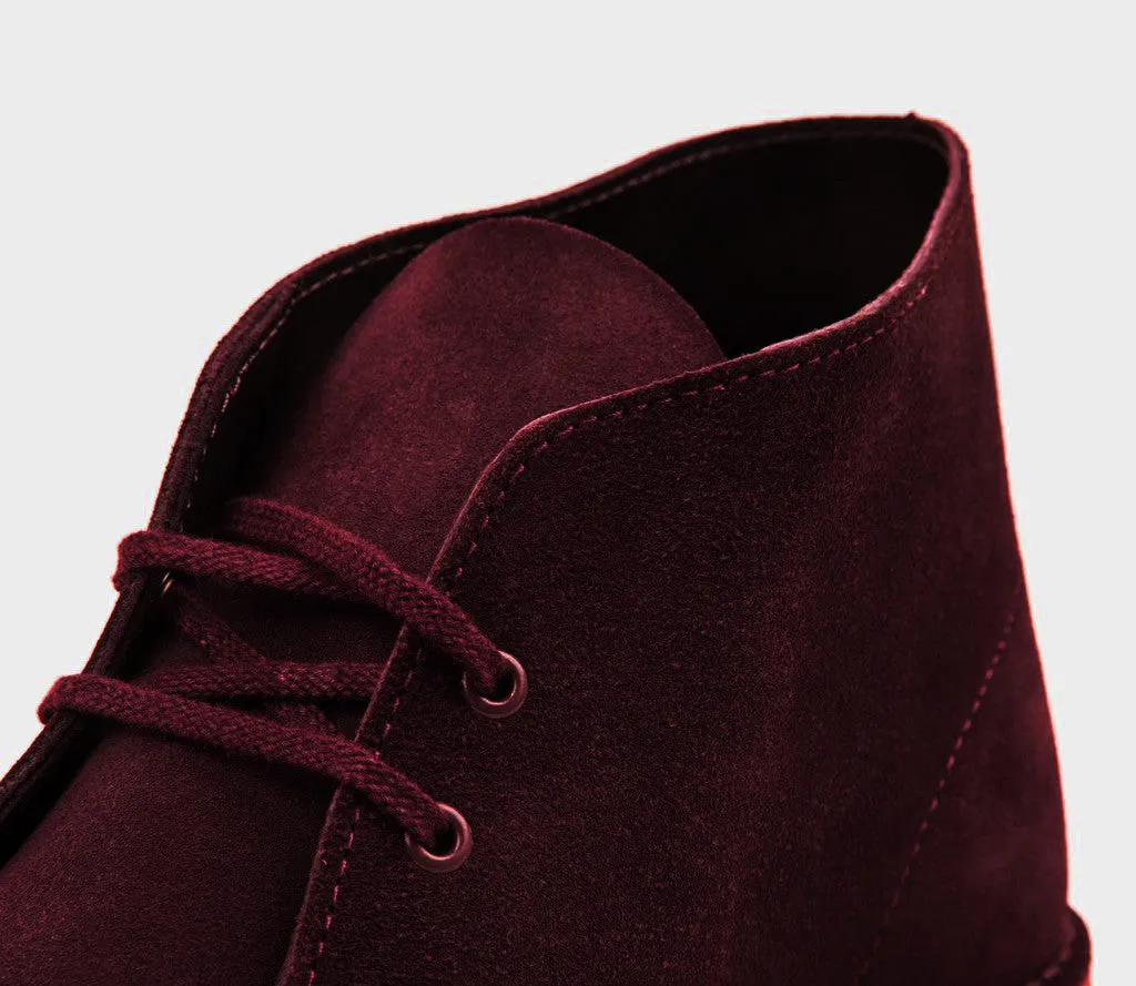 [Bordeaux Burgundy] - Flat Woven Shoelaces