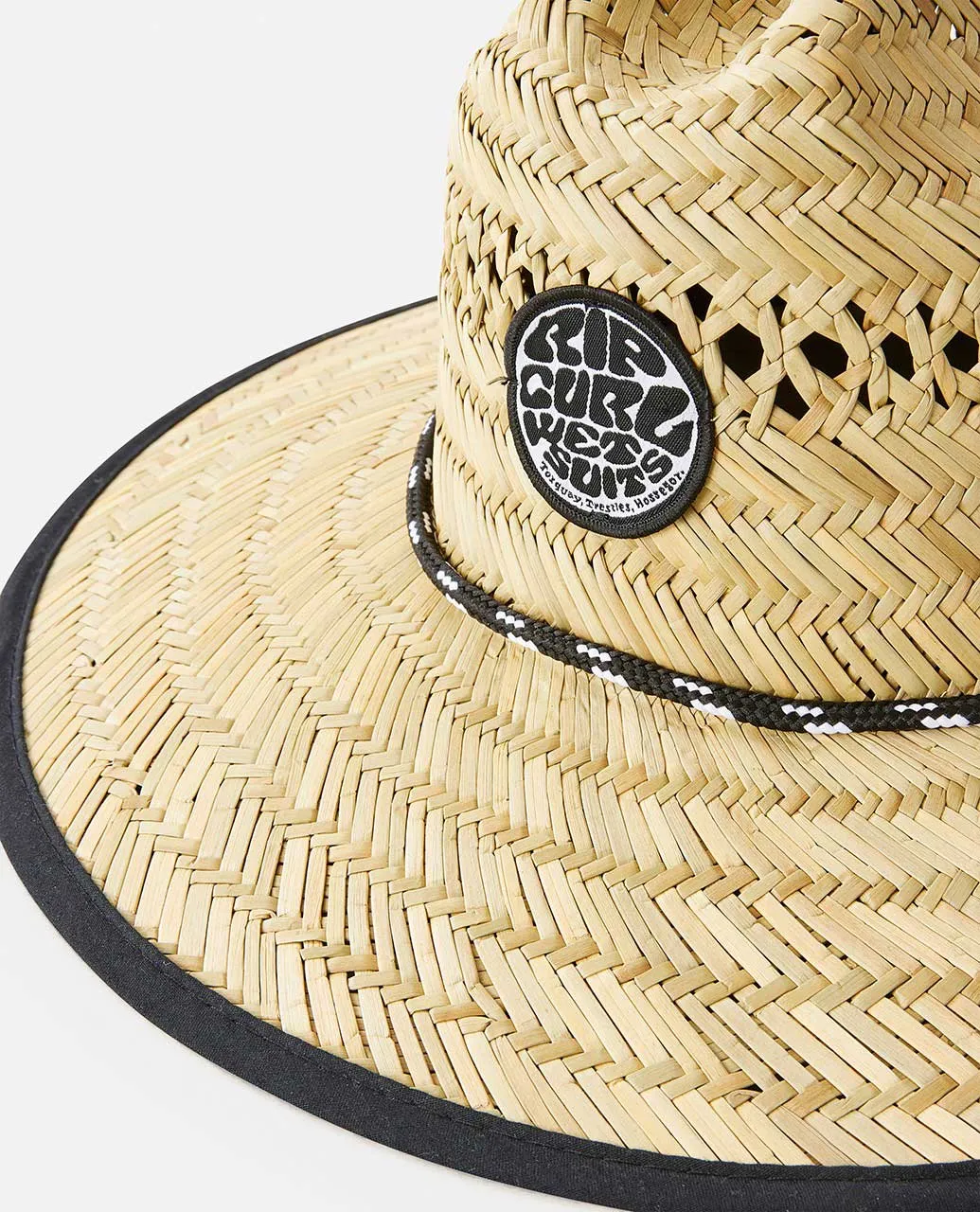 BOYS LOGO STRAW HAT - NATURAL