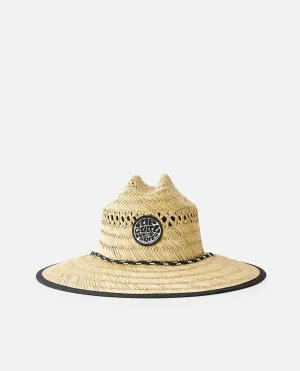 BOYS LOGO STRAW HAT - NATURAL