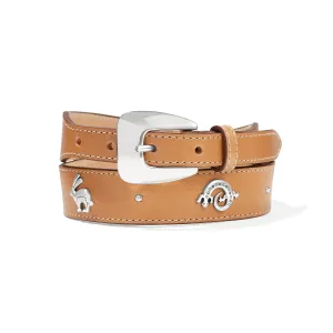 Brighton Tan Desert Friends Belt for Women