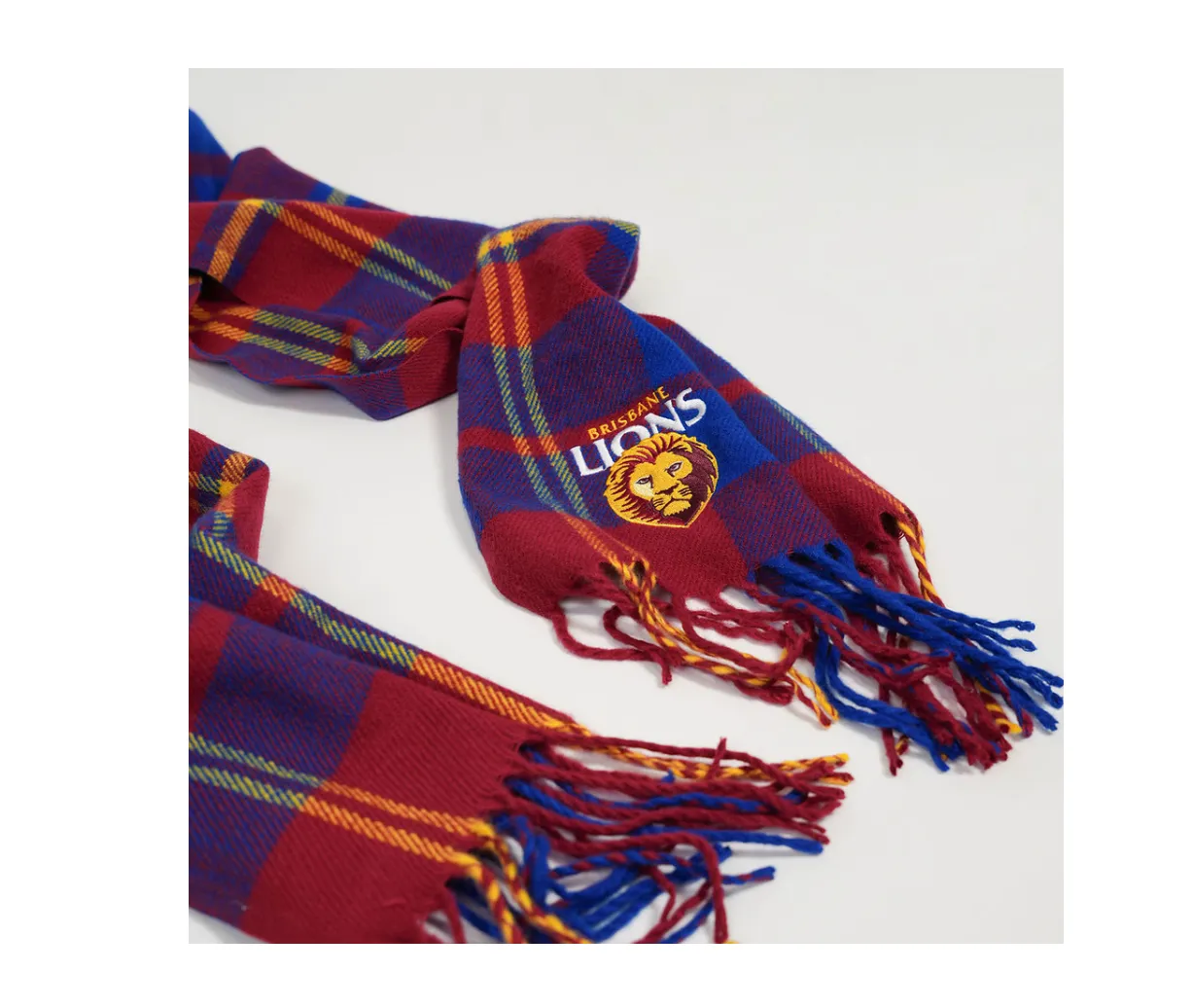 Brisbane Lions Tartan Scarf