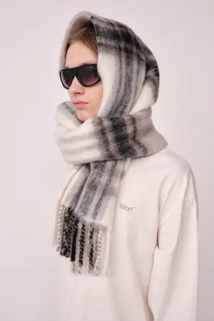 Brisbane Scarf - Brown check