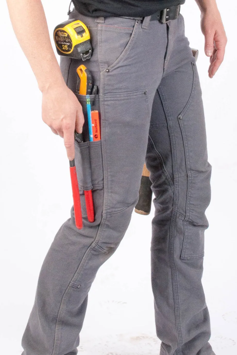 Britt Utility Pant - Dark Grey Canvas