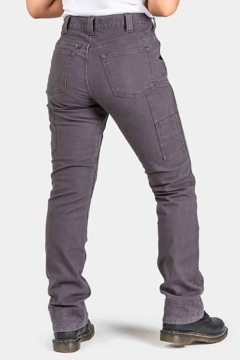 Britt Utility Pant - Dark Grey Canvas