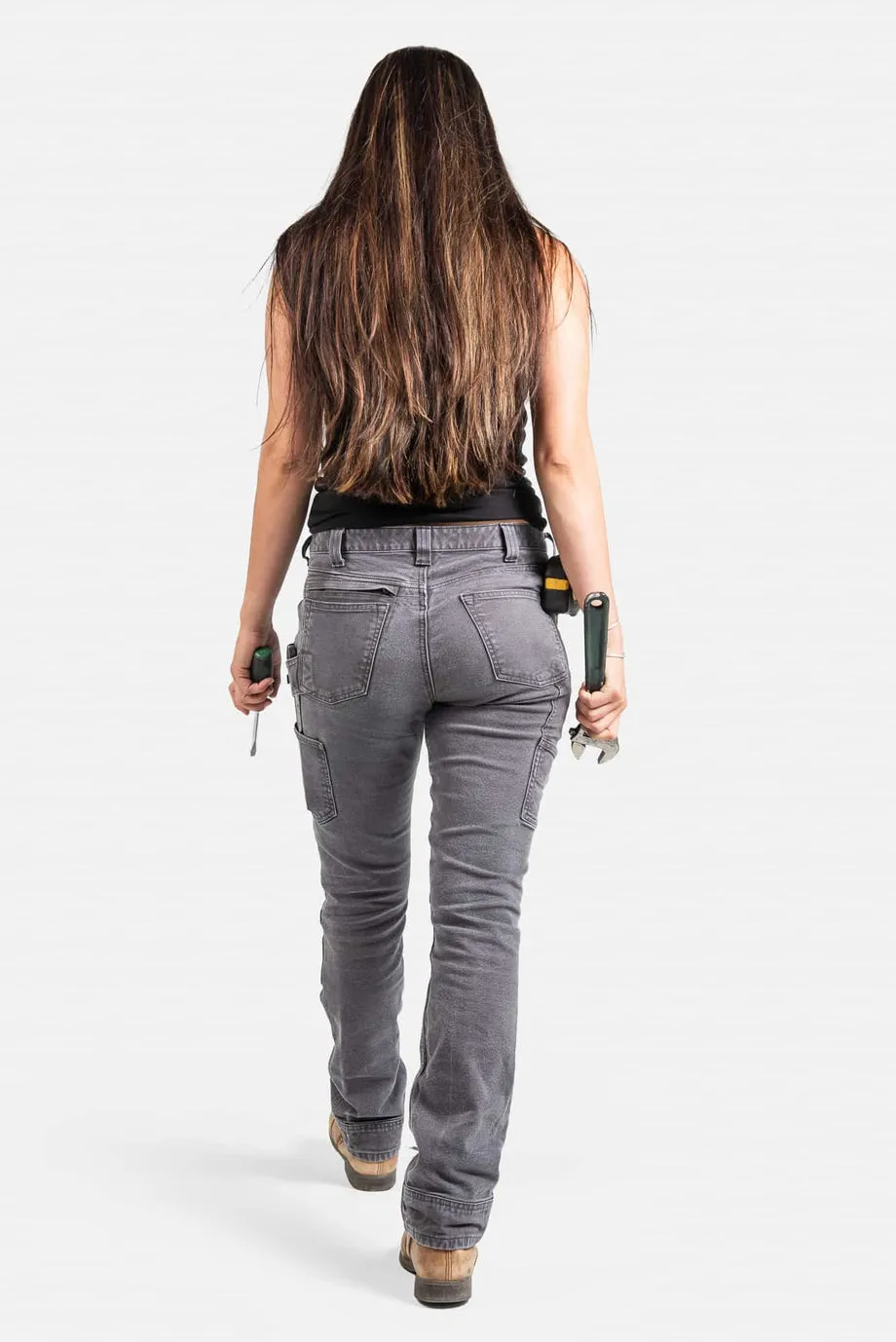 Britt Utility Pant - Dark Grey Canvas