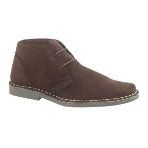 Brown Leather suede desert boot