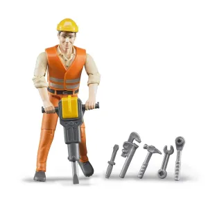 Bruder Construction Worker with Accessories
