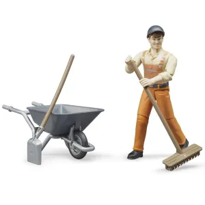 Bruder Municipal Worker with Accessories