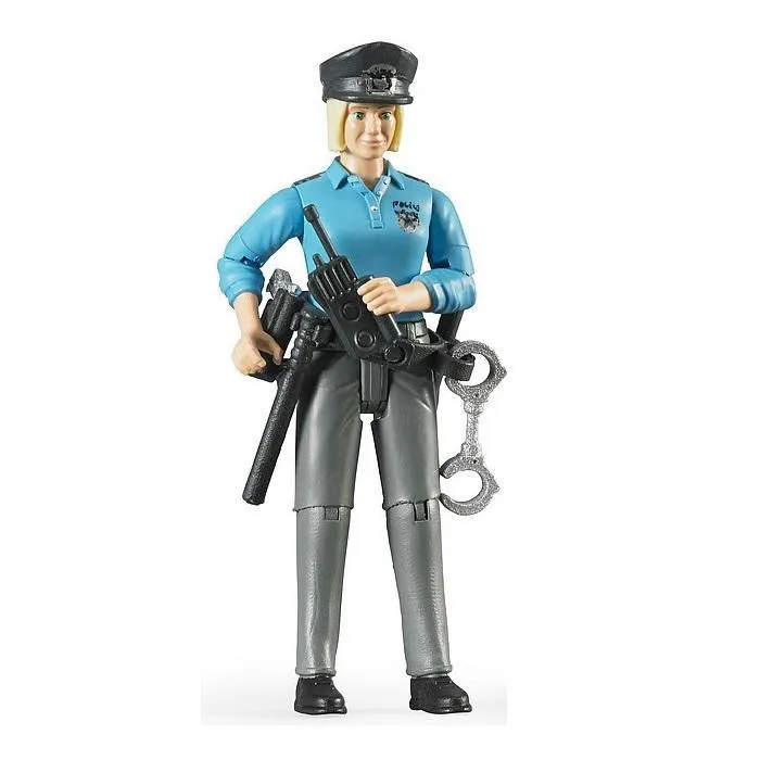 Bruder Policewoman with Accessories, Light Skin