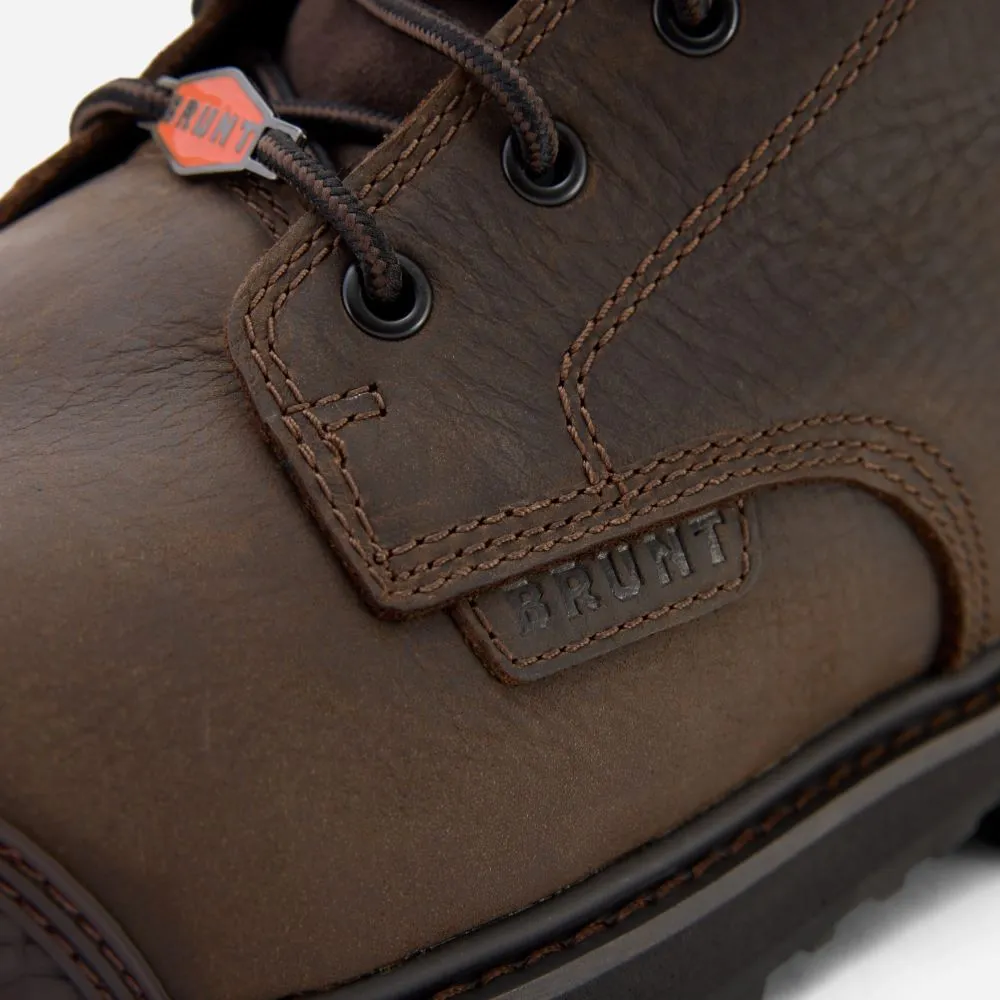 'Brunt' Men's Sullivan Brunt Toe CT - Dark Brown
