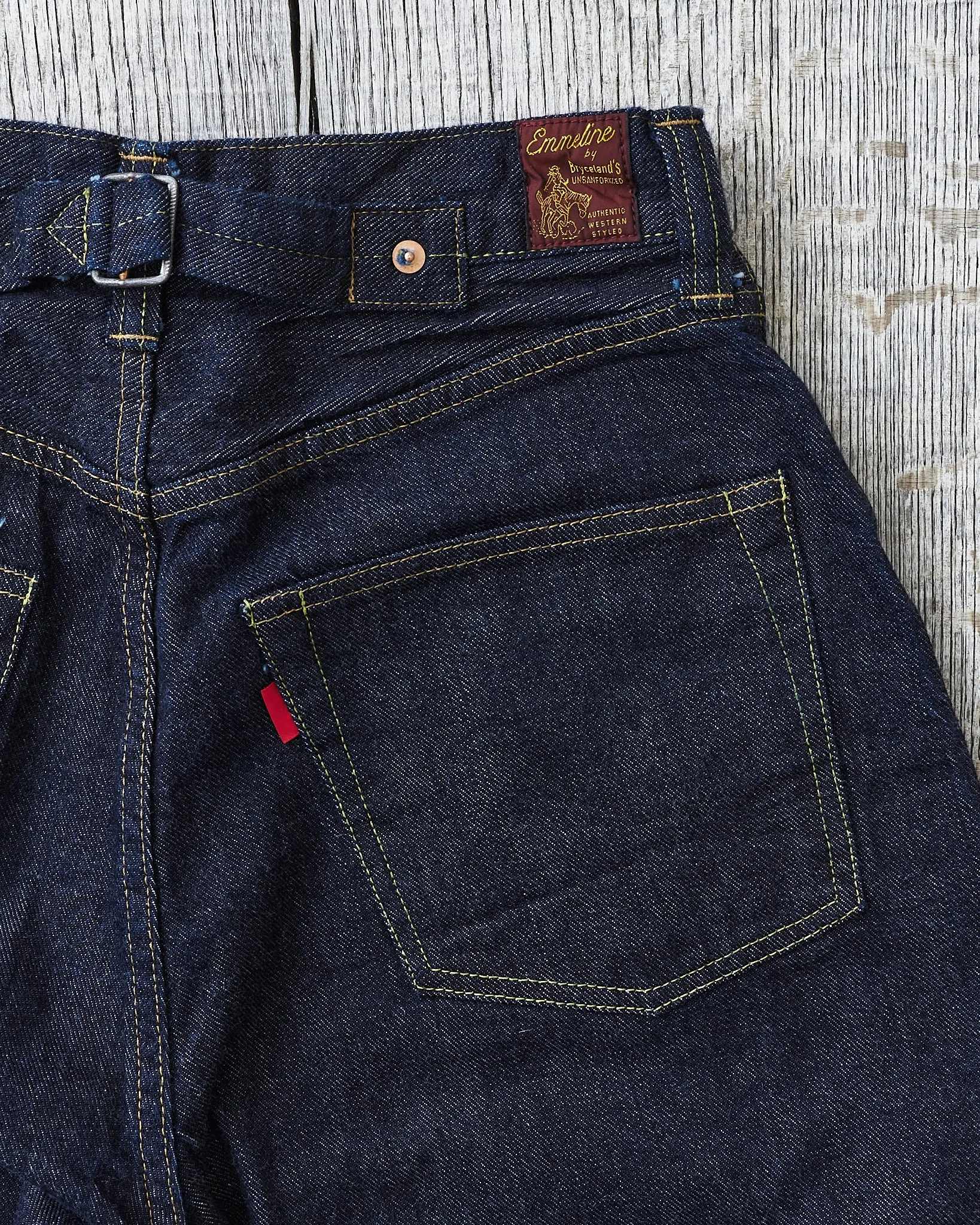 Bryceland's The Emmeline Label Janet Jeans Indigo One Wash