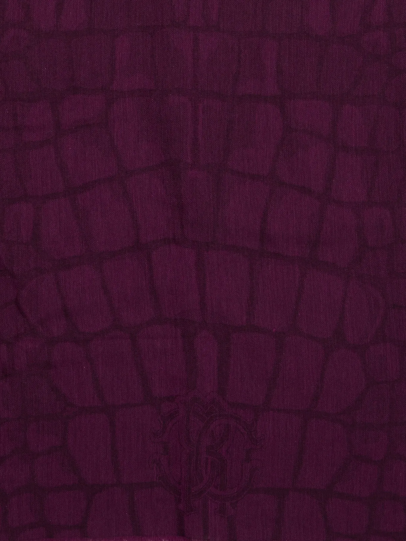 Burgundy Snake Print Scarf