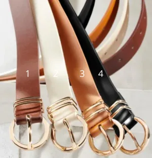BURRO BELT WITH METAL LOOP // 4 COLORS
