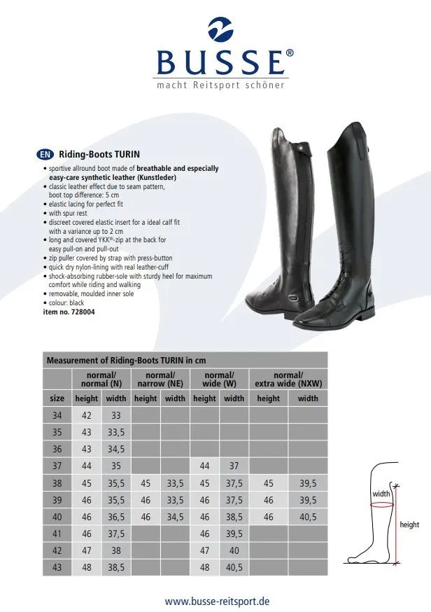 Busse Riding Boots "Turin"