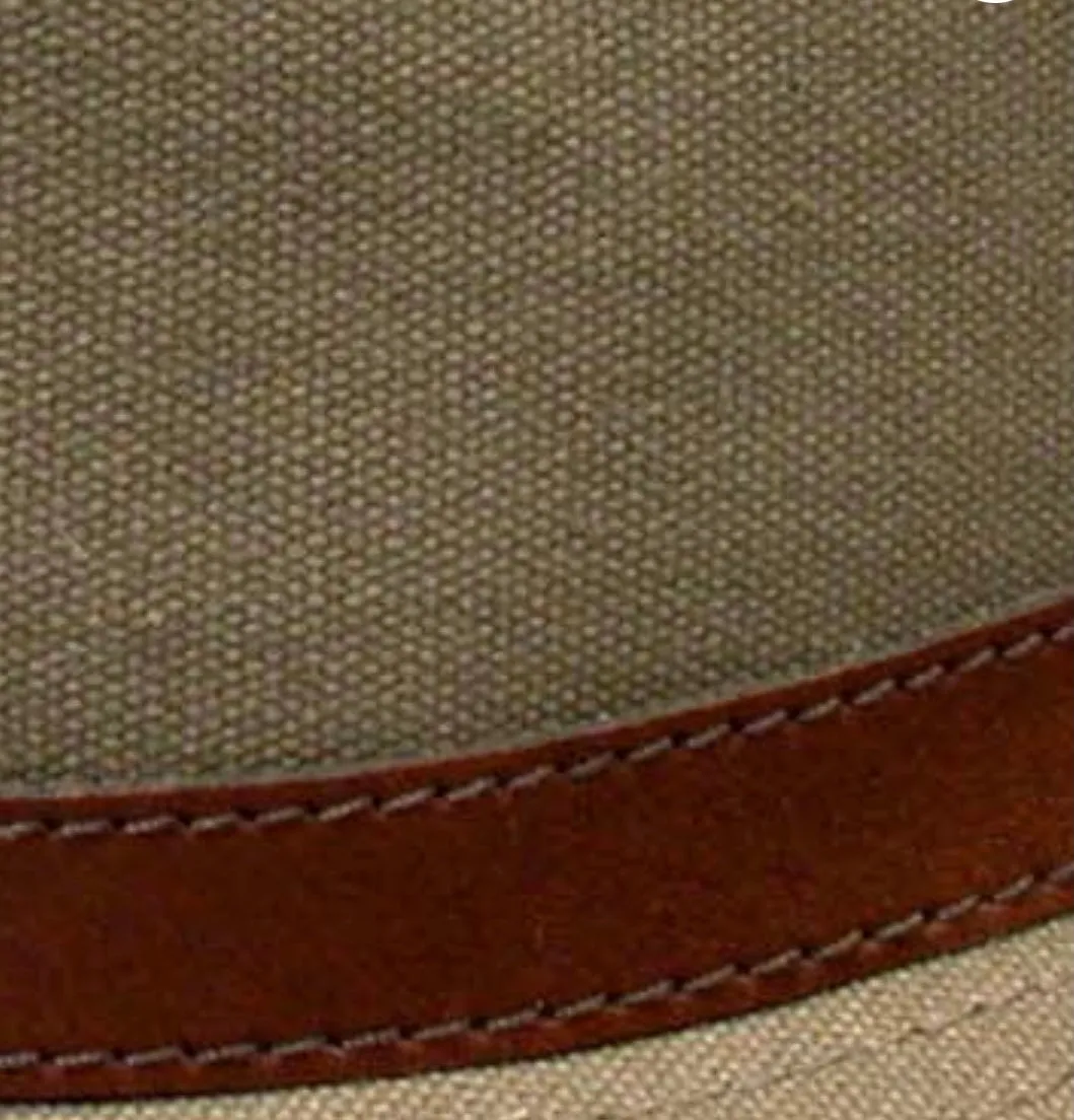 CANVAS BLOCKED HAT