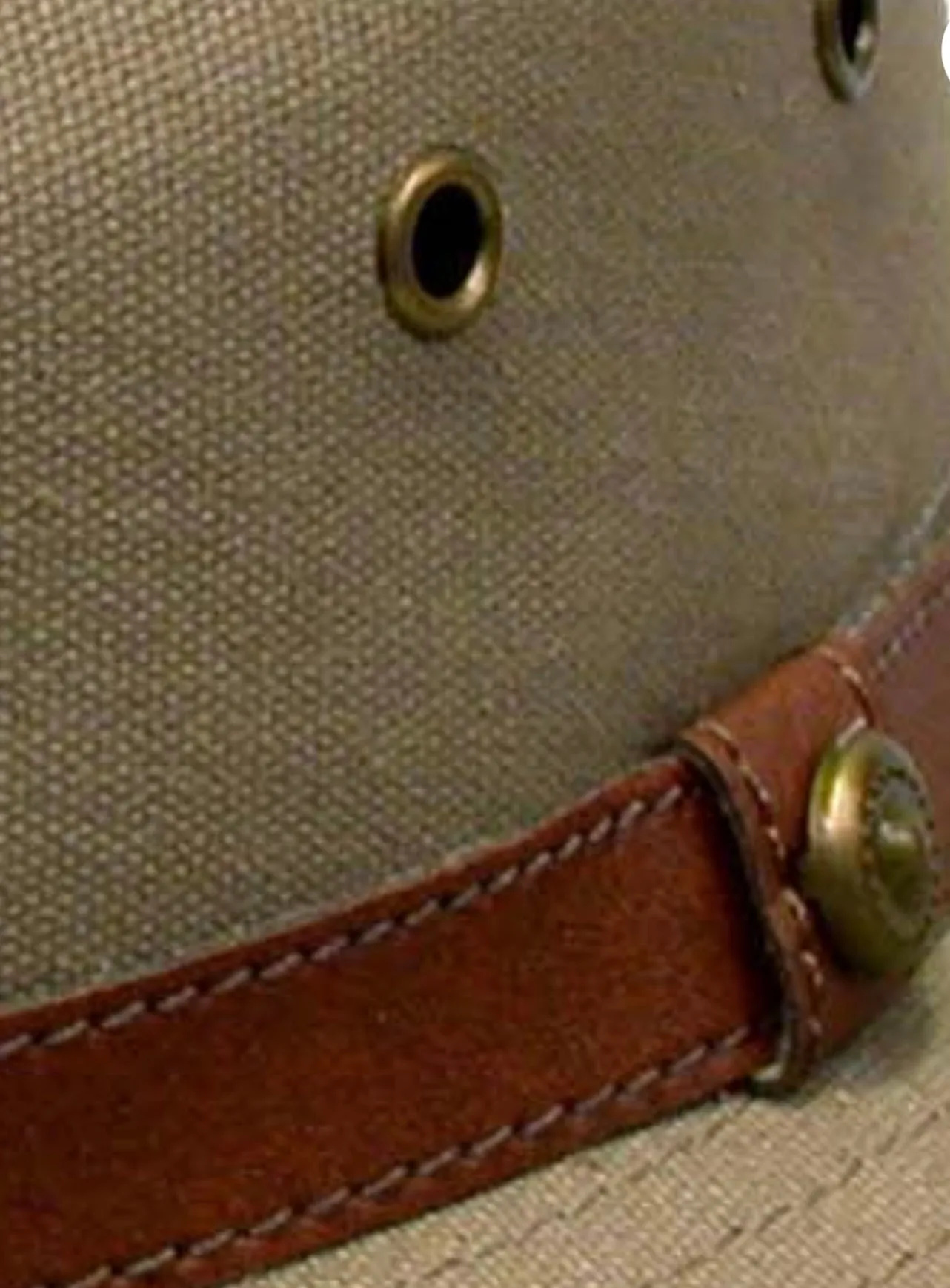 CANVAS BLOCKED HAT