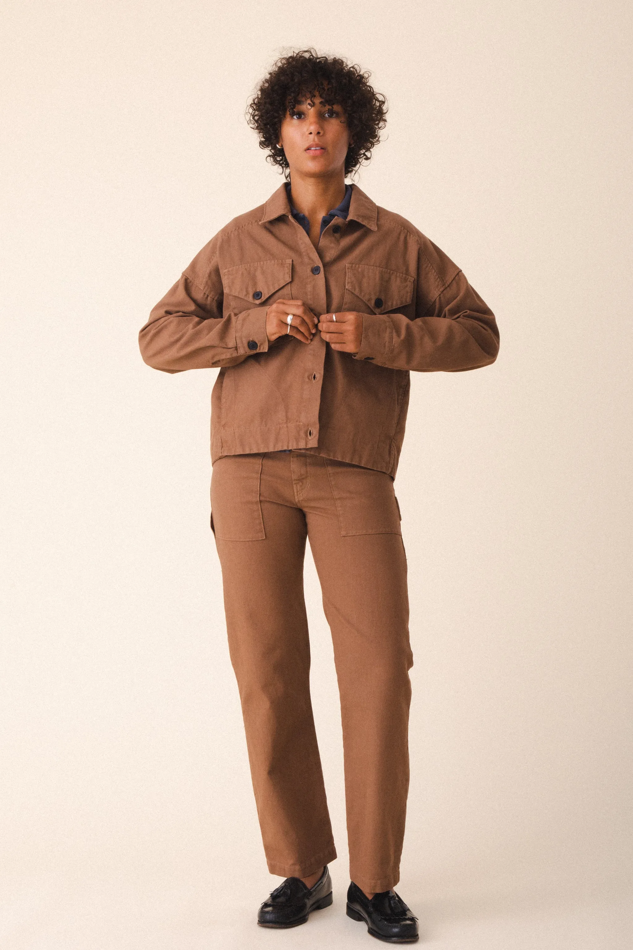 Canvas Utility Jacket in Carpenter