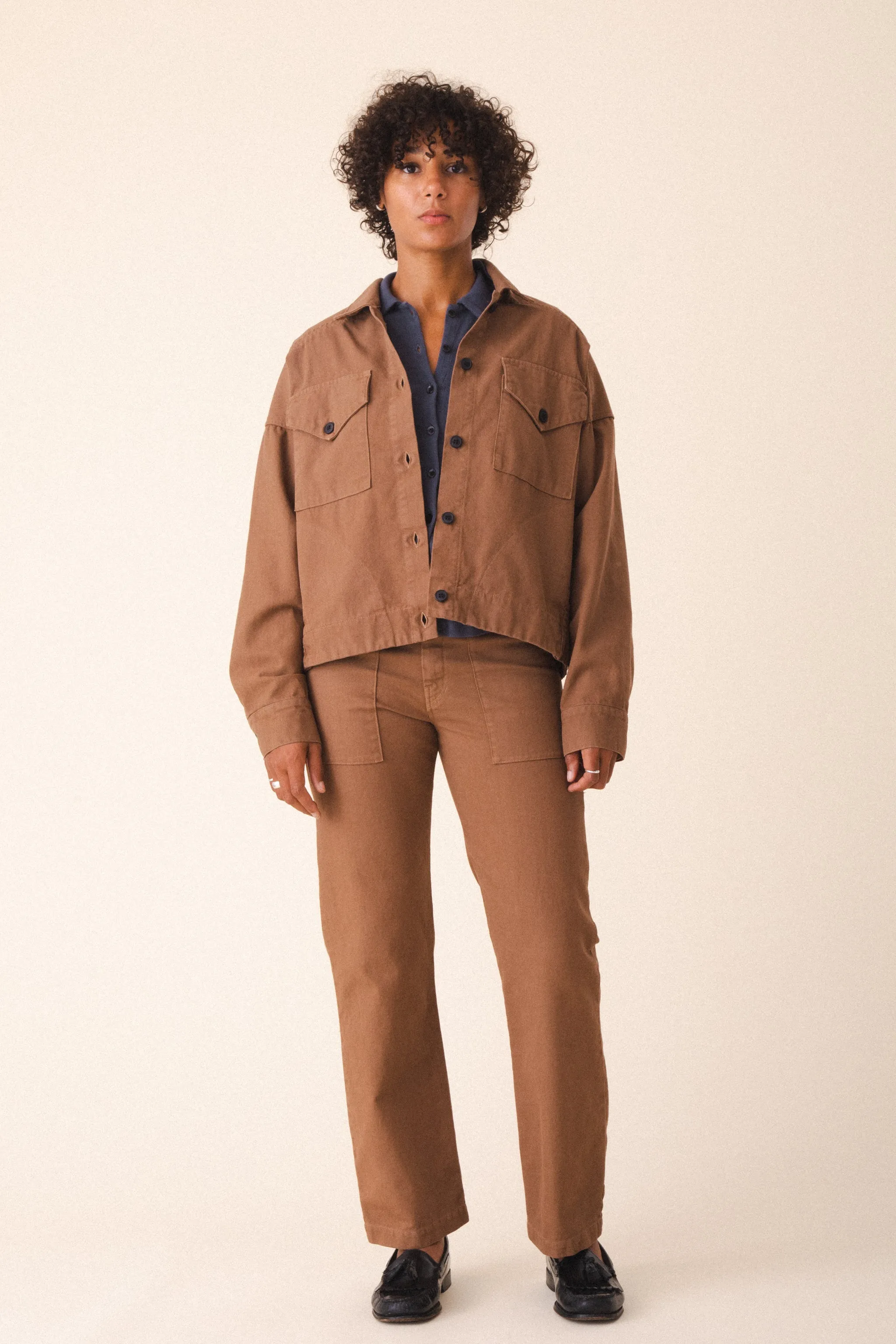 Canvas Utility Jacket in Carpenter