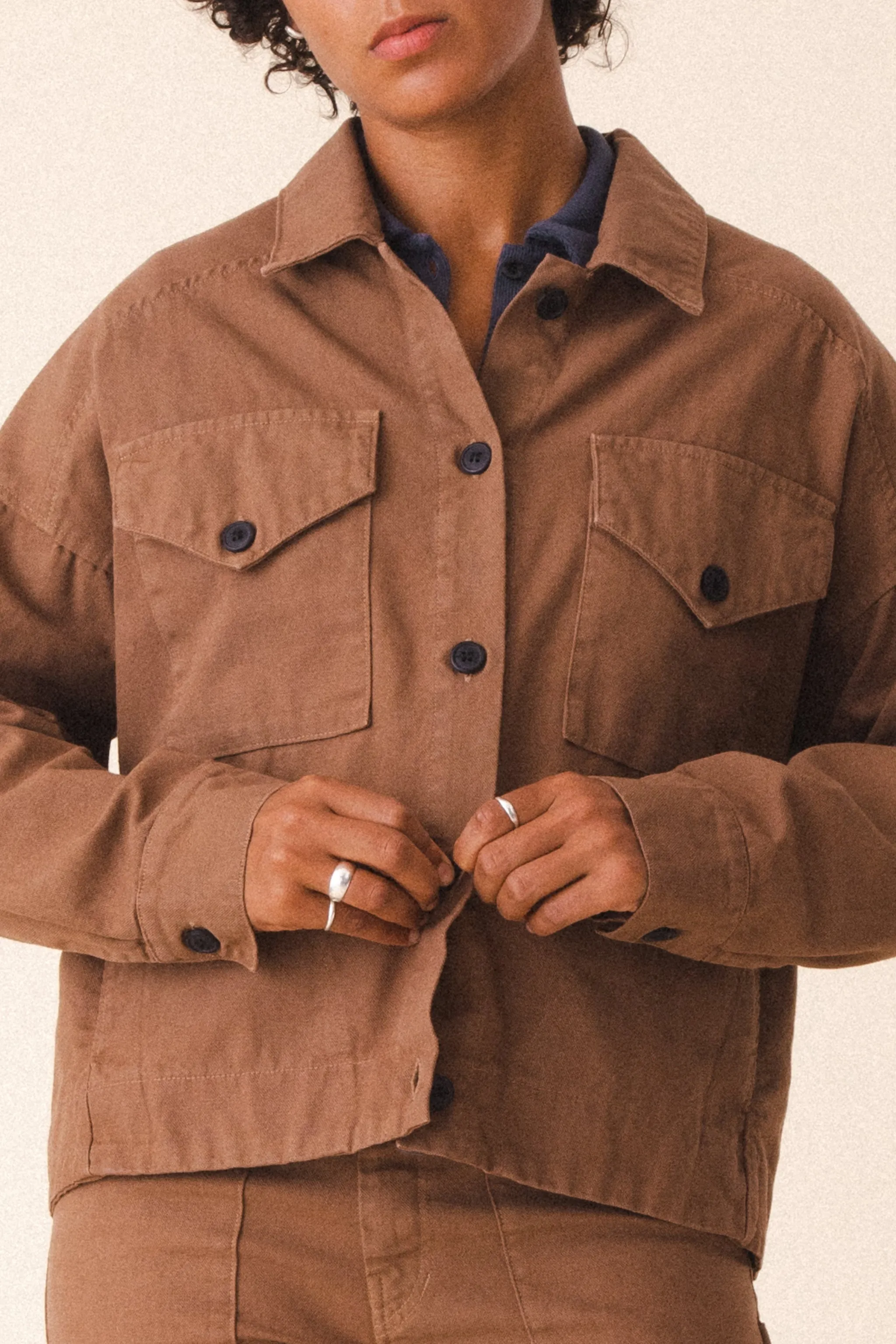 Canvas Utility Jacket in Carpenter